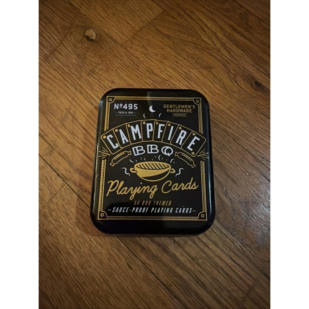 Gentlemen's Hardware Campfire BBQ Sauce-Playing Cards (Sauce Proof)‎ #495